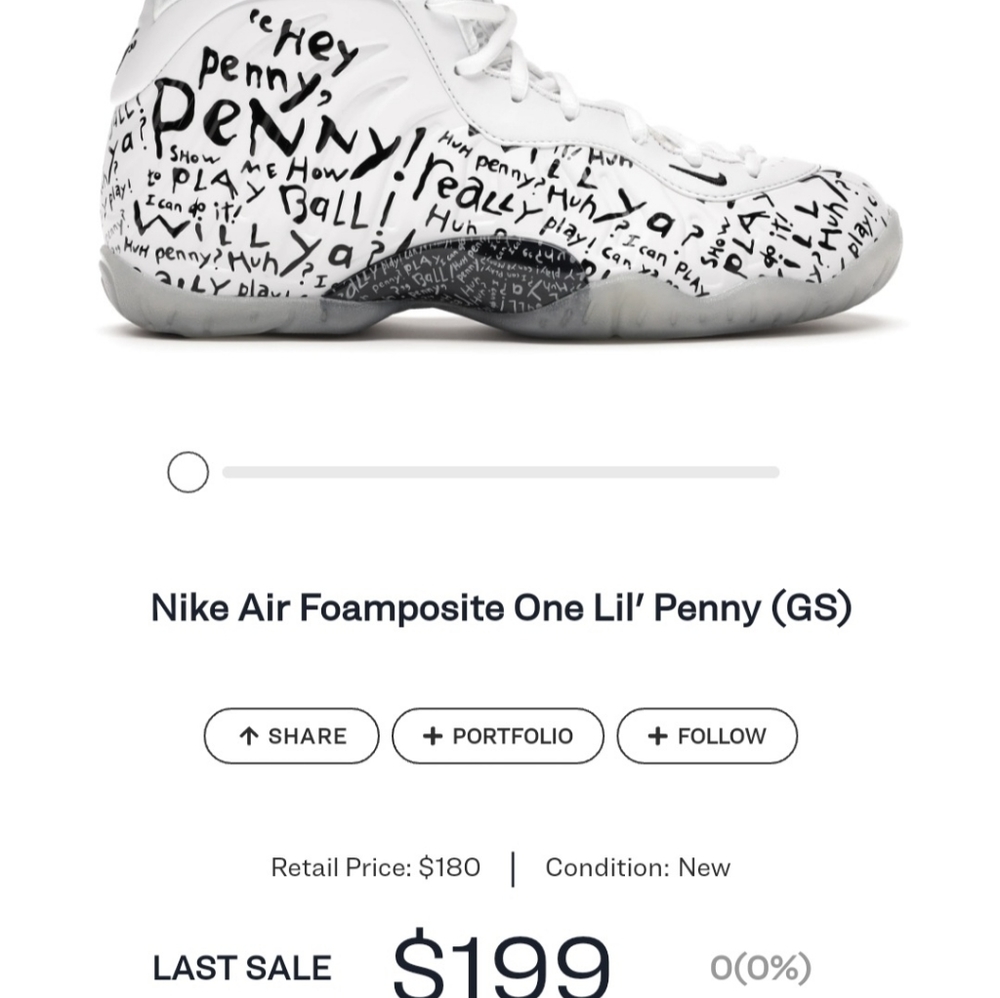 Nike Air Foamposite One GS Lil Penny - Picture 12 of 13